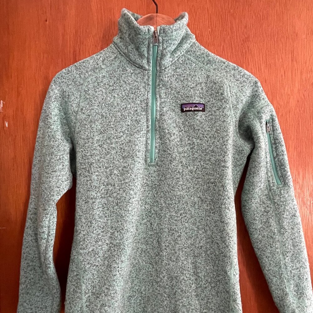 Patagonia Women's Quarter-Zip Better Sweater - Turquoise - Small
